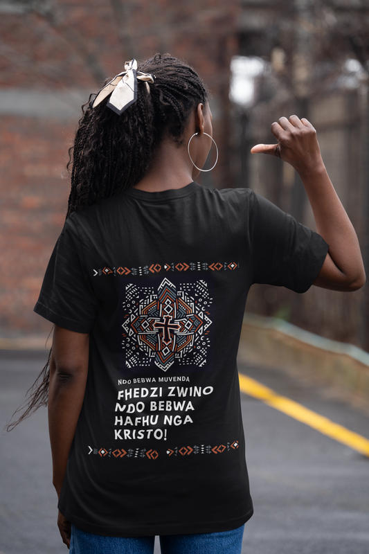 Born Venda, reborn in Christ Heavy Weight Premium T-Shirt